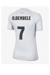 Barcelona Ousmane Dembele #7 Fotballdrakt Tredje Klær Dame 2022-23 Korte ermer